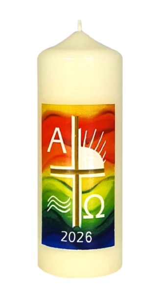 Ostertischkerze 170/60 mm, Dek. 3410